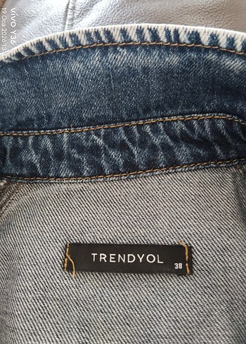 OVERSİZE DENİM ELBİSE - Görsel 8