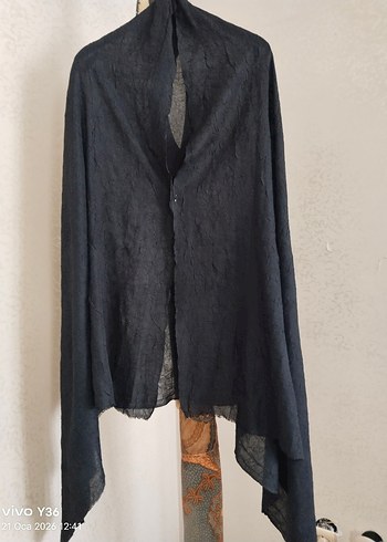 Pamuklu kırışık kumaş ŞAL - Görsel 3