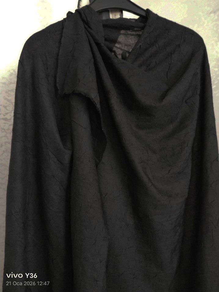 Pamuklu kırışık kumaş ŞAL - Görsel 2