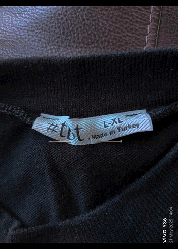 Siya pileli triko Uzun Elbise - Görsel 7