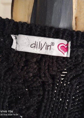 DİLVİN SAÇ ÖRGÜLÜ CROP KAZAK - Görsel 7