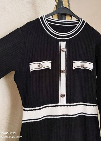 Kaliteli Midi Triko Elbise M/L/XL - Görsel 5