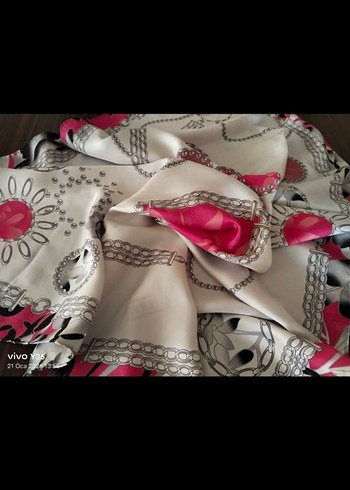 TEKBİR %100 İPEK EŞARP - Görsel 4