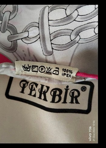 TEKBİR %100 İPEK EŞARP - Görsel 6