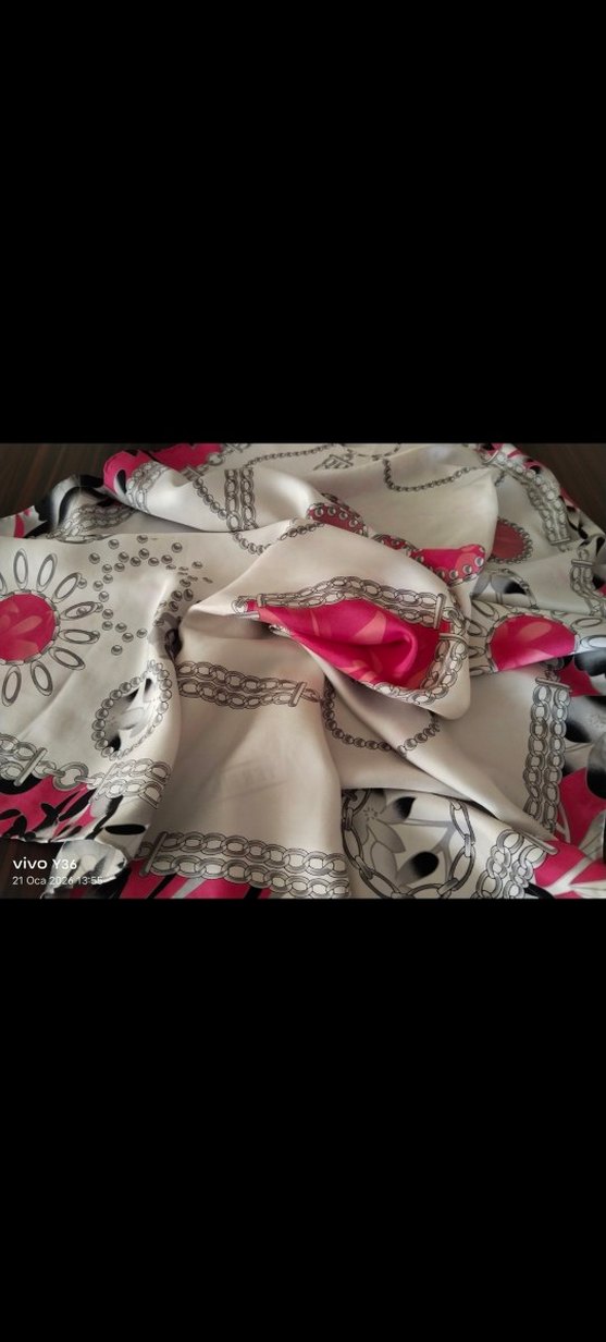 TEKBİR %100 İPEK EŞARP - Görsel 4