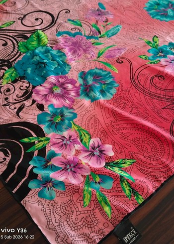 İpekçe ipek eşarp - Görsel 3