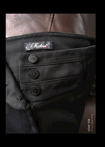 KÜBRA KALIN VE ESNEK KUMAŞ PANTOLON - Görsel 10