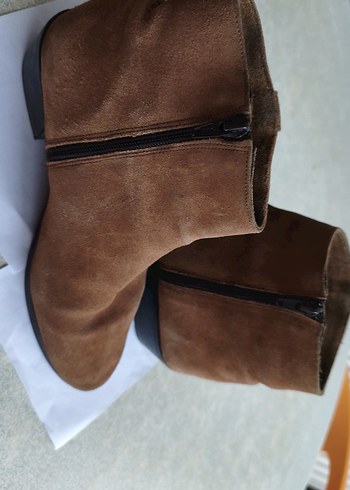 Kahverengi Süet Püsküllü Kadın  Bot - Görsel 3