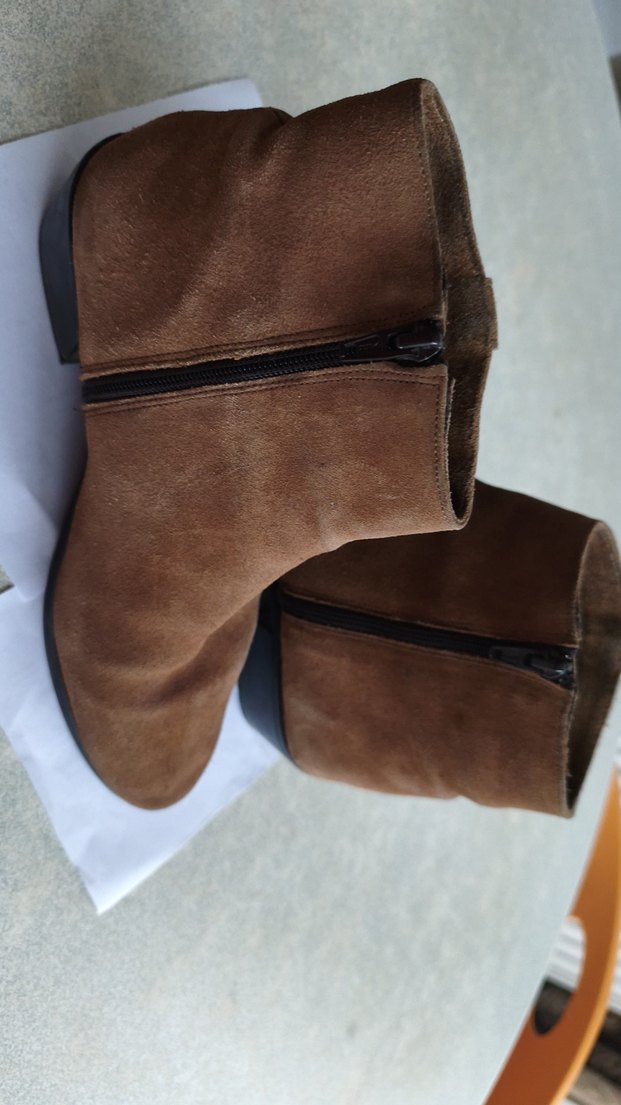 Kahverengi Süet Püsküllü Kadın  Bot - Görsel 3