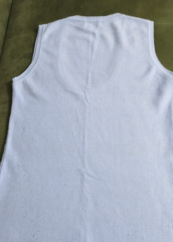 Stamina Nakışlı Mavi Bohem Kadın Süveter - Görsel 5