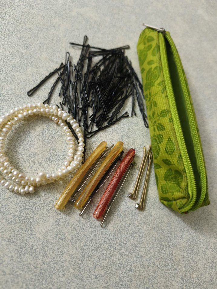 Renkli Vintage Kadın Saç Aksesuar Seti - Görsel 2