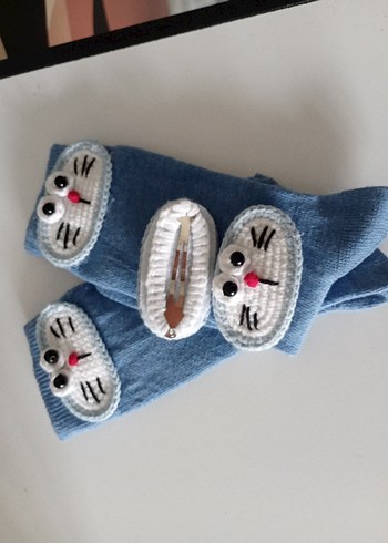 Nakışlı Mavi Erkek Çocuk Çorapları - Görsel 2