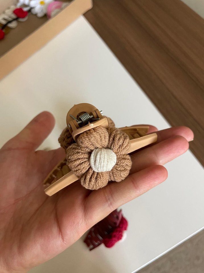 Çiçek Detaylı Bohem Elastik Tokası - Görsel 3