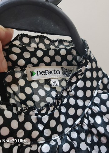 Siyah Fırfırlı Karpuz Kollu Midi Elbise - Görsel 3