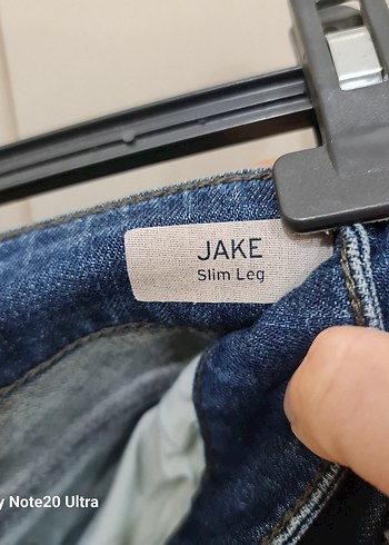 Erkek Lacivert Regular Fit Kot Pantolon - Görsel 4