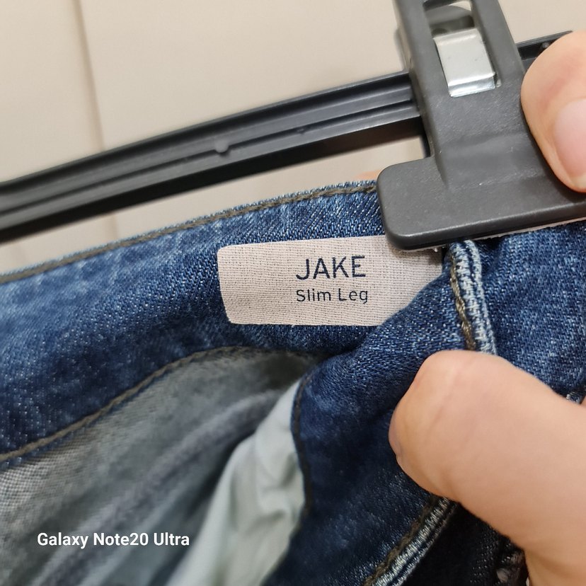 Erkek Lacivert Regular Fit Kot Pantolon - Görsel 4