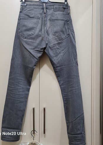 Gri Erkek Denim Pantolon - Görsel 2
