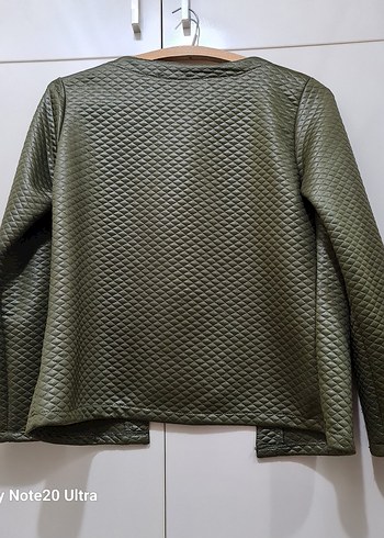 Yeşil Kapütone Kadın Ceket - Görsel 2