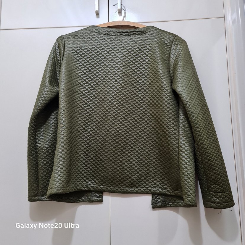 Yeşil Kapütone Kadın Ceket - Görsel 2