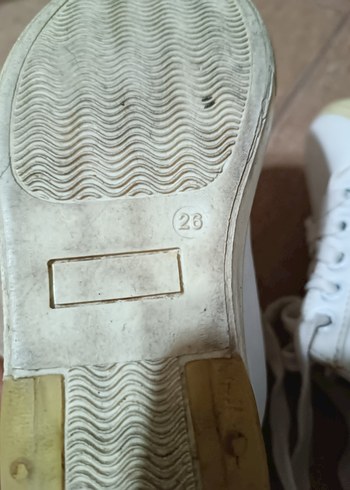 Beyaz Minimalist çocuk Spor Ayakkabı - Görsel 6