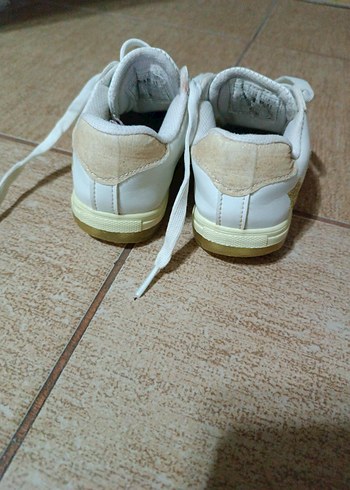 Beyaz Minimalist çocuk Spor Ayakkabı - Görsel 5