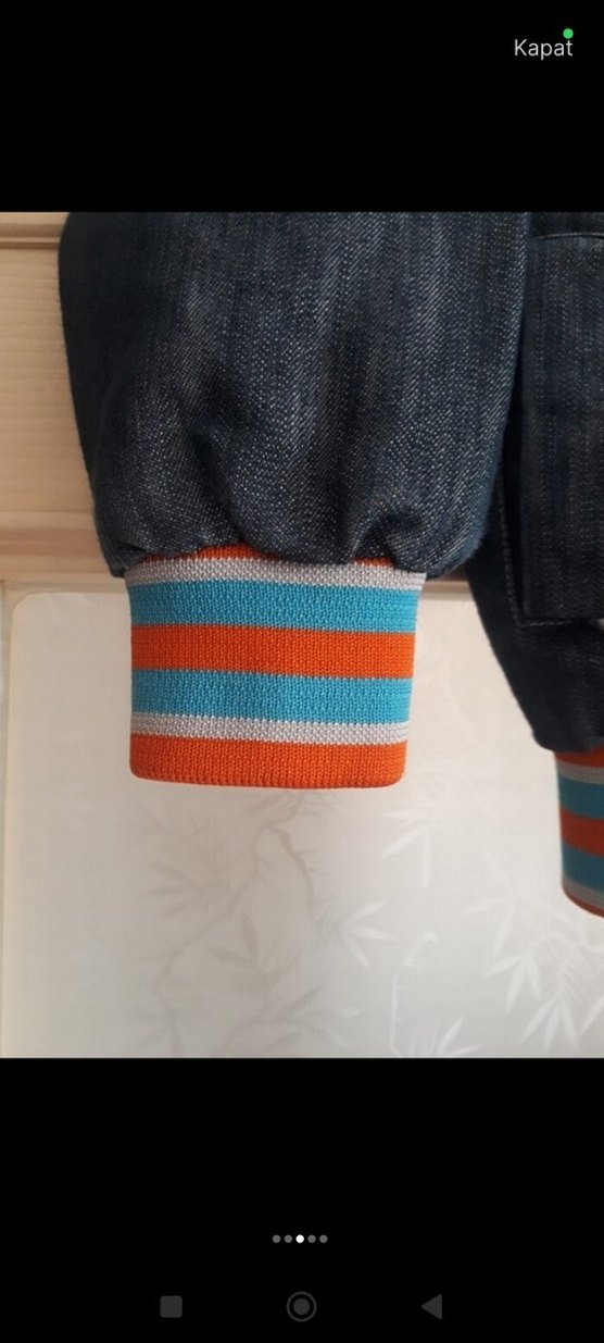 Erkek Çocuk Baskılı Kot Ceket - Görsel 5