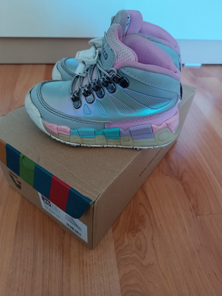 Vicco Kız Çocuk Gri Pembe Spor Ayakkabı - Görsel 2