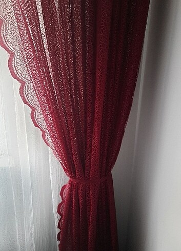 Beden bordo Renk Fon perde