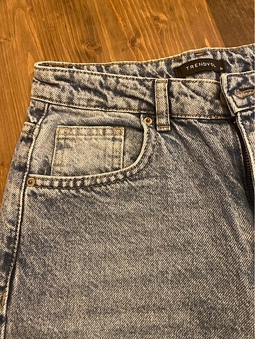 34 Beden mavi Renk Kot pantalon
