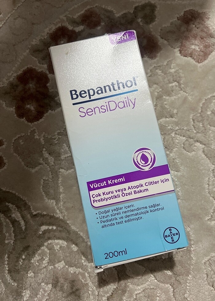 Bepanthol sensidaily vücut kremi - Görsel 3