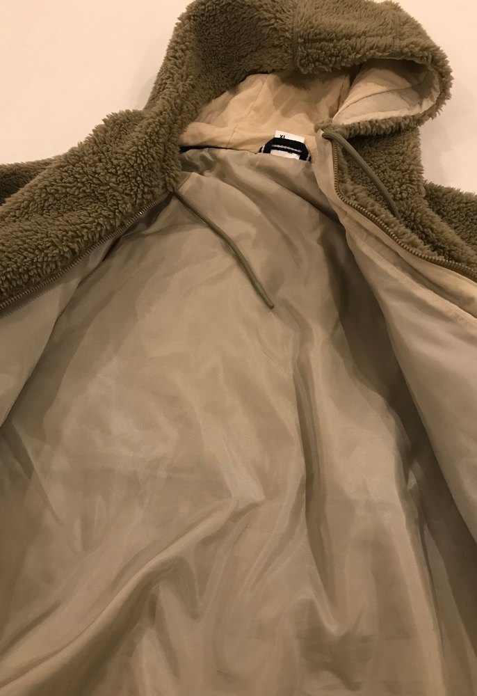 Haki  Kapüşonlu Fermuarlı Kadın Mont - Görsel 3