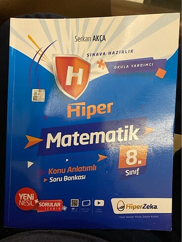 Hiper zeka 8. Sınıf matematik konu anlatımlı soru bankası. 2019 