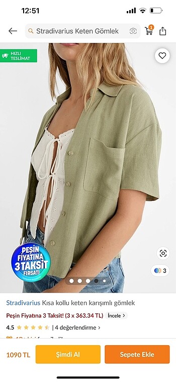 stradivarius keten gömlek