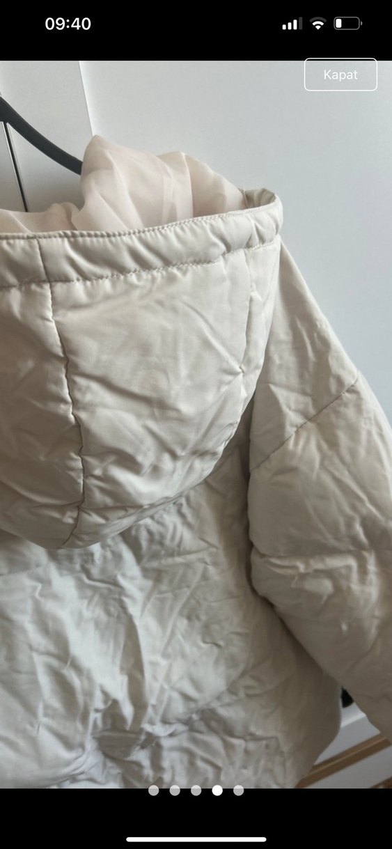 Bej Kadın Fermuarlı Günlük Ceket - Görsel 4