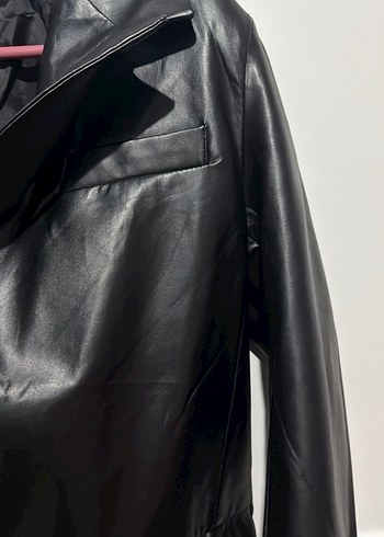 trendyolmilla deri blazer ceket - Görsel 3