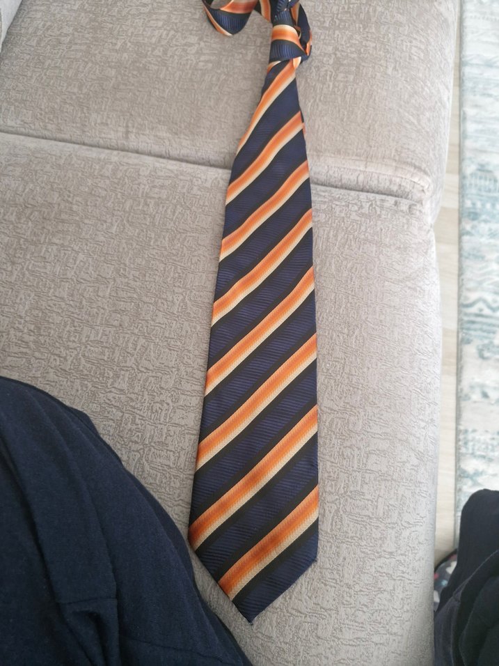 KONT Çok Renkli Çizgili Erkek Kravat - Görsel 3