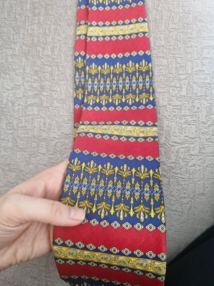 Romano Çok Renkli Bohem Kravat - Görsel 2