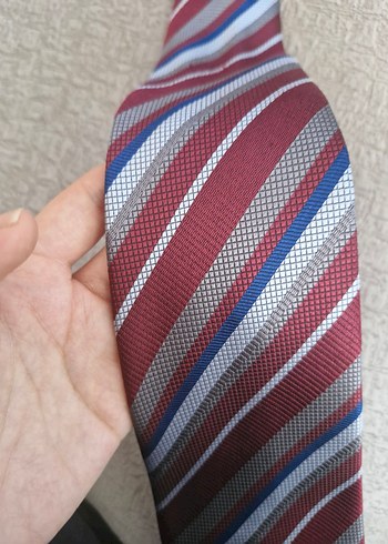 Çok Renkli Çizgili Erkek Kravat - Görsel 2