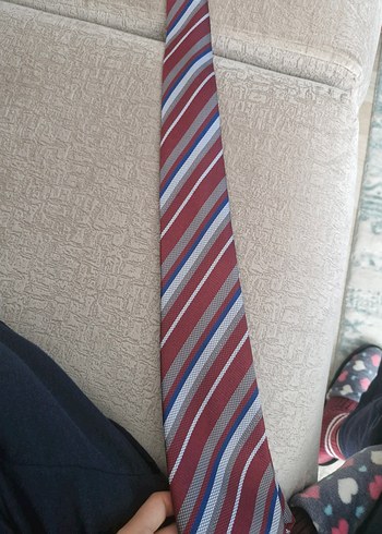 Çok Renkli Çizgili Erkek Kravat - Görsel 3