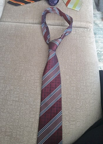 Bordo Hatemoglu Erkek Kravat - Görsel 3