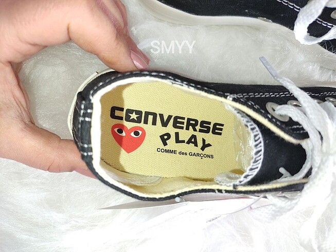 40 Beden siyah Renk Converse siyah bilek