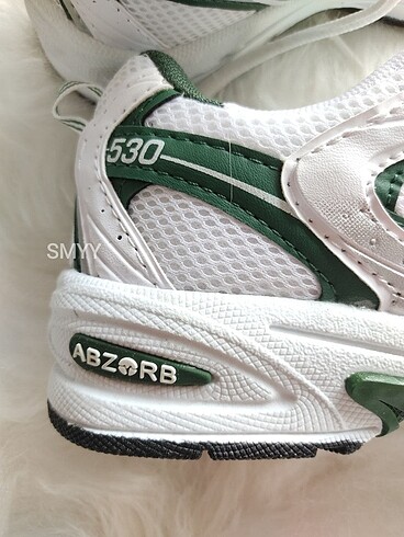 38 Beden beyaz Renk New balance 530 beyaz ve yeşil