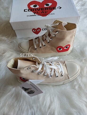 37 Beden ten rengi Renk Converse c 604 krem
