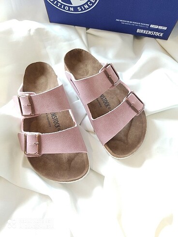 Birkenstock Birkenstock pembe terlik