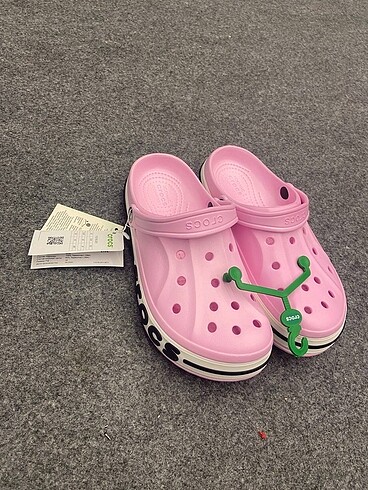 38 Beden pembe Renk Pembe Crocs Terlik