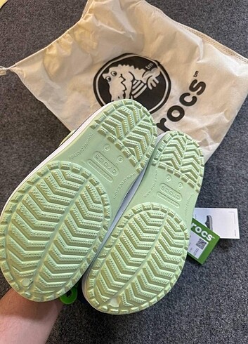 38 Beden yeşil Renk Crocs terlik yeşil