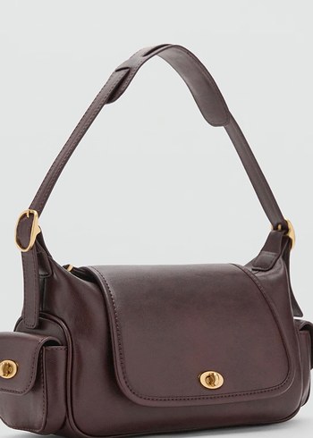 Kahverengi Deri Kadın Çanta - Görsel 5