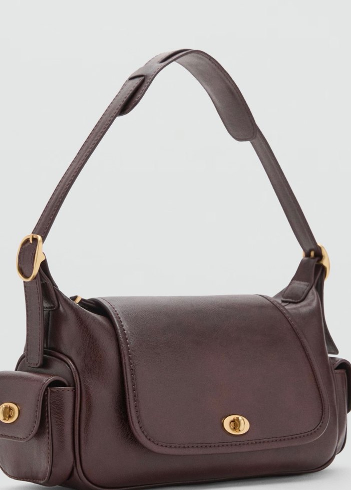 Kahverengi Deri Kadın Çanta - Görsel 5