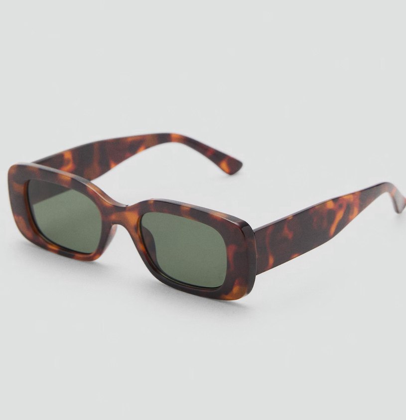 Koyu Kahverengi Minimalist Kadın Güneş Gözlüğü - Görsel 4