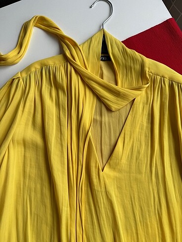 Zara Zara Sarı Bluz